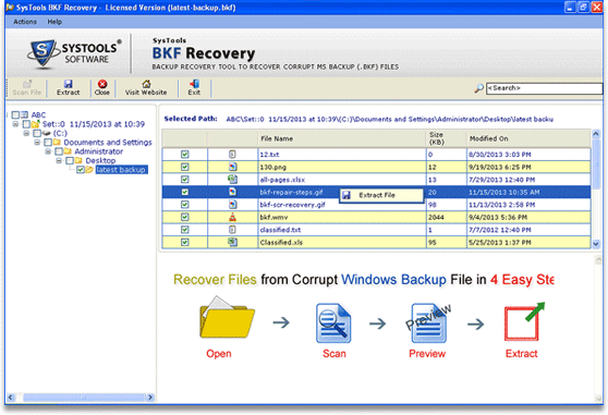 Best Windows BKF File Repair Tool 5.9
